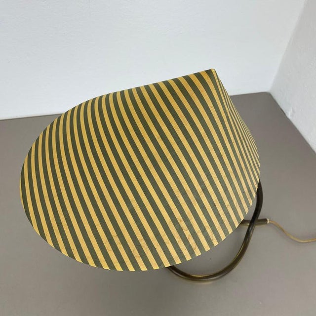 Mid-Century Modern Looped Brass Table Light by J.T Kalmar, Austria, 1950s For Sale - Image 4 of 18