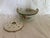 Antique Hand Painted Porcelain Butter Tub For Sale - Image 4 of 12