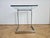 Mid-Century Cantilevered Glass & Chrome Side Coffee Table Gebra, 1980s For Sale - Image 11 of 17