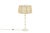 Table Lamp in White Resin and Gilt Brass, 1970s For Sale - Image 6 of 6