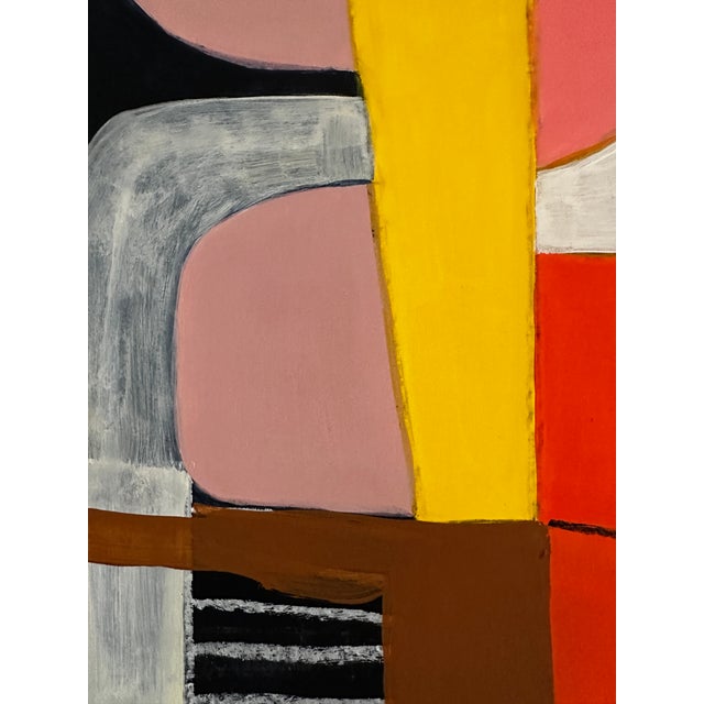 Wood Framed Original Contemporary Abstract Art by Michael Sanchez For Sale - Image 7 of 9