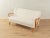 Sofa in White Teddy Upholstery, 1950s For Sale - Image 9 of 9