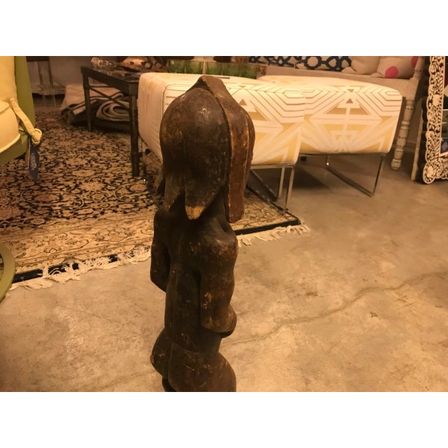 African, Fang Tribe Male Statue, Hand-Carved, Vintage For Sale - Image 4 of 6