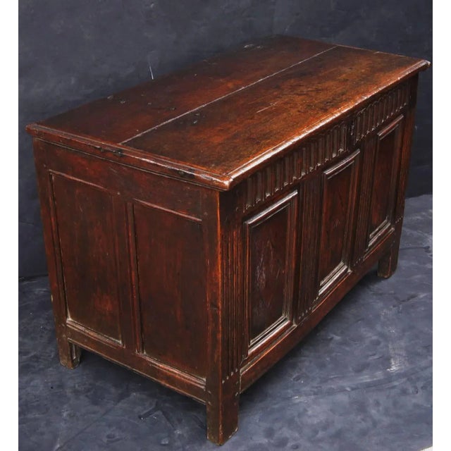 17th Century English Joined Chest or Coffer For Sale - Image 4 of 11
