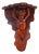 Wooden Shelf with Cherub Sculpture For Sale