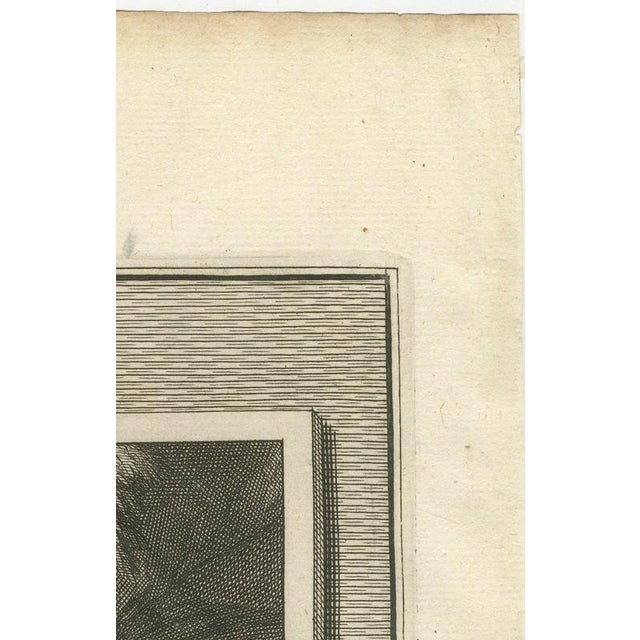 Beige Pieter Mortier, Obadiah Hides the Prophets and Elijah on Mount Carmel, 1700, Engraving For Sale - Image 8 of 12