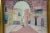 Beige Late 20th Century Helen McRae Impressionist European Cityscape Oil Painting on Board 11" For Sale - Image 8 of 11