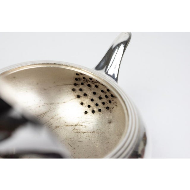 Silver-Plated Metal Teapot from Christofle, France, 1950s For Sale - Image 12 of 14