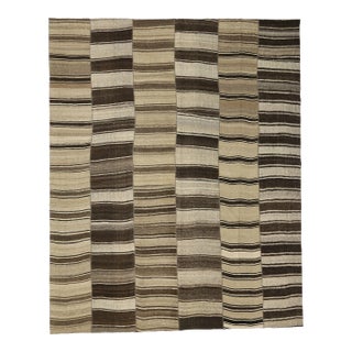 Mid 20th Century Wabi-Sabi Turkish Kilim Rug - 13'00 X 16'00 For Sale