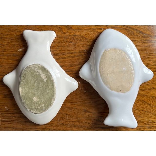 1980s Ceramic Fish Catchalls-Mirabelle Restaurant, London-Set 2 For Sale - Image 5 of 7