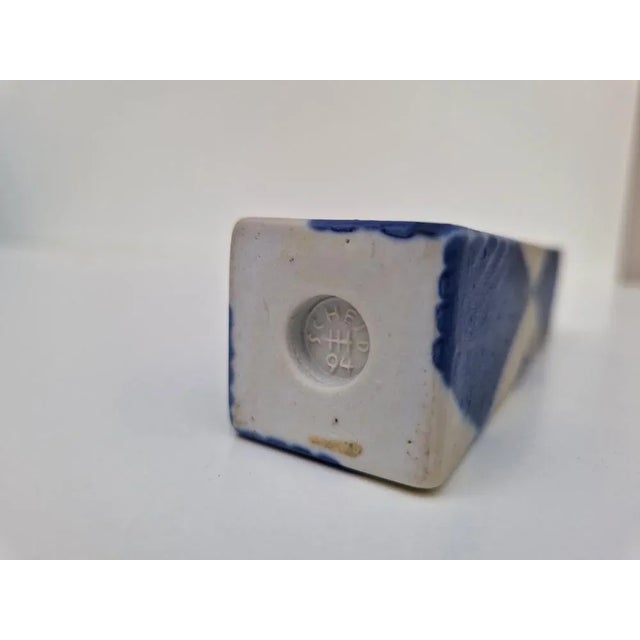 1990s Porcelain Vase in Stoneware by Karl Scheid, 1994 For Sale - Image 5 of 6