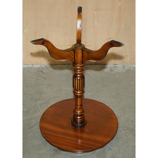 Vintage Burr Walnut Tripod Tables, Set of 2 For Sale - Image 11 of 18