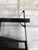 Vintage Sculptural Occasional Chair in Black Steel and Perforated Metal, 1980s For Sale - Image 10 of 12