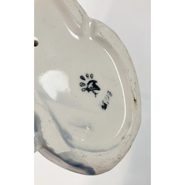 Ceramic Vintage Ceramic Seated Zebra Figure For Sale - Image 7 of 7