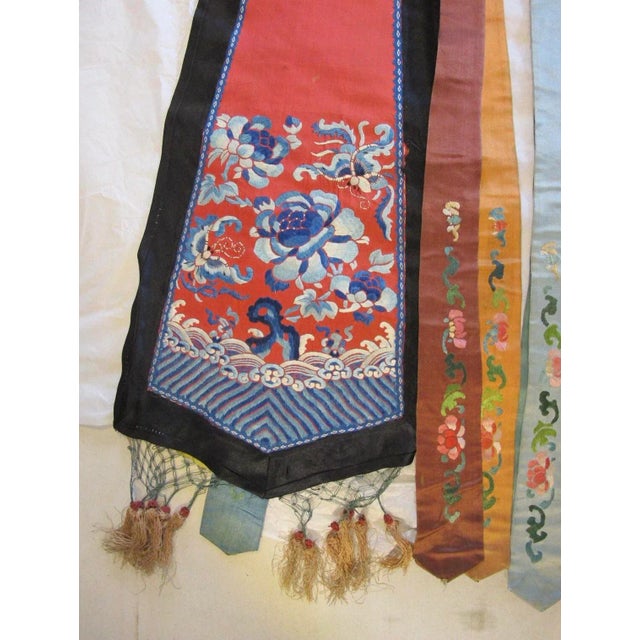 Late 19th Century 19th Century Chinese Embroidered Wedding Skirt For Sale - Image 5 of 5