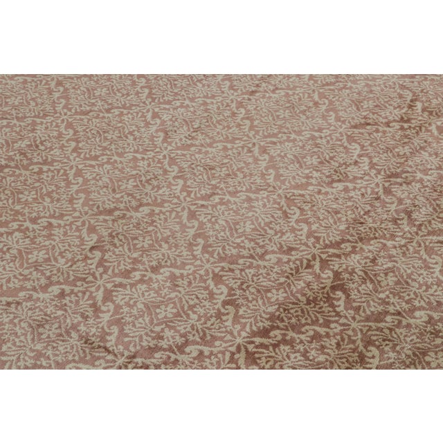 2010s Rug & Kilim’s Spanish European Style Rug in Brown With Floral Pattern “Cordoba” For Sale - Image 5 of 7