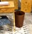 Mid 20th Century Oversized Swedish Modern Figured Rosewood Wastebasket Sweden, circa 1960s For Sale - Image 5 of 16
