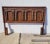 Wood 1950s Mid Century Modern Roman Style Headboard For Sale - Image 7 of 8