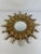 French Provincial Vintage 1960s French Style 16.5" Gilded Sunburst Wall Mirror For Sale - Image 3 of 15