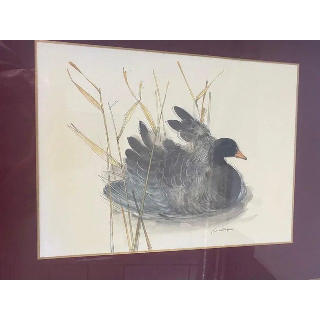 Gold Purple Color Wood Platter, England, 1970s For Sale - Image 8 of 10