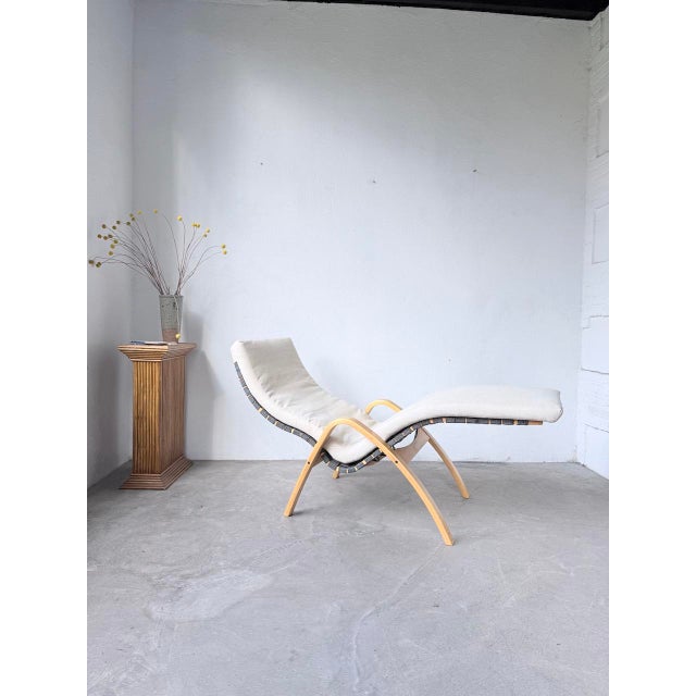 Vintage Bentwood Deck Chair by Kim Samson for Ikea, 1980s For Sale - Image 14 of 18