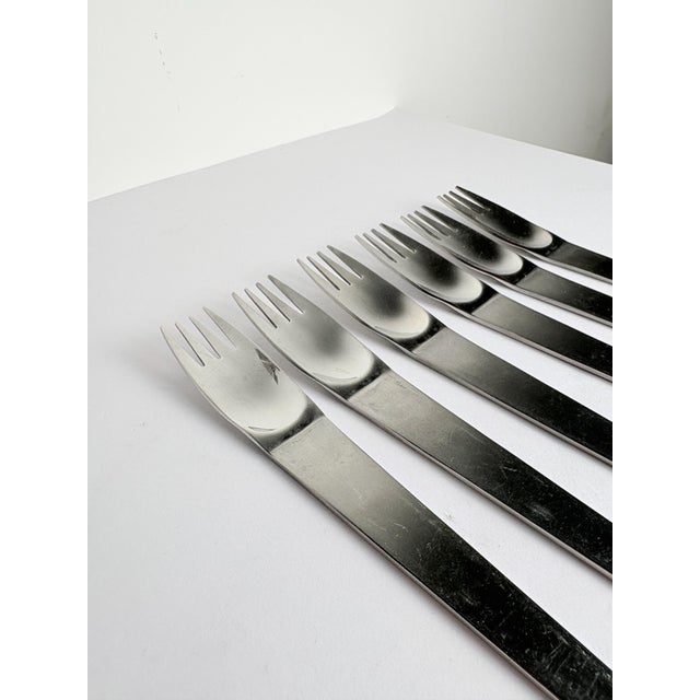Lunik 2060 30 Piece Flatware Set by Carl Auböck for Morinox, Austria, 1955, Set of 30 For Sale - Image 4 of 11