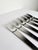 Lunik 2060 30 Piece Flatware Set by Carl Auböck for Morinox, Austria, 1955, Set of 30 For Sale - Image 4 of 11