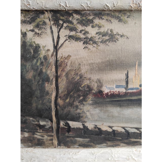 Gallet, Landscape, 1950s, Oil on Canvas, Framed For Sale - Image 6 of 9