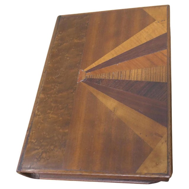 Brown Vintage Art Deco Odeon Style Secret Safe Book, 1920 For Sale - Image 8 of 8