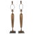 Bronze Finish Deco Inspired Table Lamps - a Pair For Sale - Image 10 of 10
