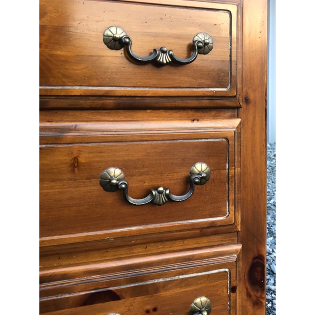 Ethan Allen Normandy Pine Gentleman’s Chest Chairish