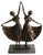 20th Century Art Deco Style Dancers in Bronze For Sale