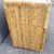Brown Boho Chic Wicker Inlaid Glass Top Writing Desk For Sale - Image 8 of 12