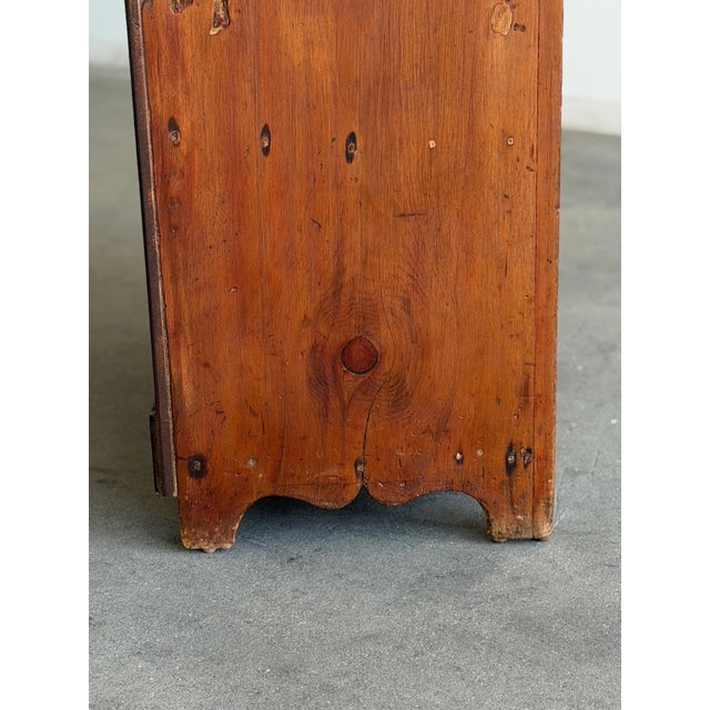 1940s Rustic Bucket Bench Cabinet For Sale - Image 12 of 12
