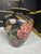 Modern A Floral Vase Black Gold Trim Accents Home Decor Collectable For Sale - Image 3 of 7