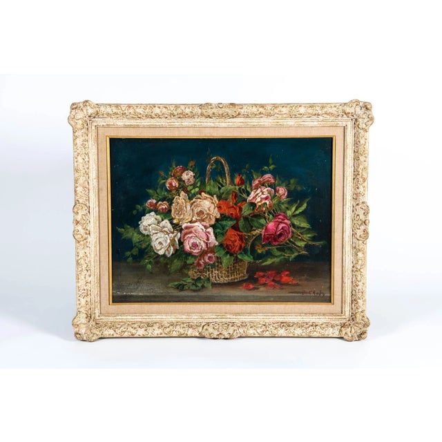 Early 20th Century Oil / Board Painting With Wood Frame . For Sale - Image 11 of 12