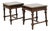 Umbertine Hand-Carved Walnut Side Tables, Italy, Late 19th Century, 1890s, Set of 2 For Sale