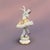 Antique Porcelain Lace Ballerina Figurine with Gilt Floral Tutu from Rudolstadt-Volkstedt, 1920s For Sale - Image 4 of 13