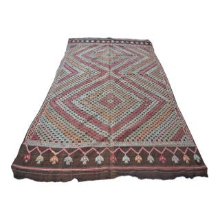 Vintage Turkish Kilim Rug For Sale