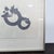 Original Asian Ink on Silk Painting – Abstract Calligraphic Circles W/ Artist Seal (Framed) For Sale - Image 4 of 4