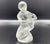 Glass Lady with a Fawn Figurine in Crystal, 1980s For Sale - Image 7 of 15
