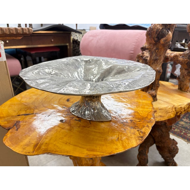 Post-Modern Pewter Decorative Bowl For Sale - Image 11 of 11