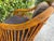 Vintage Burnt Bamboo Rattan & Cane Lounge Chairs on Casters, a Pair For Sale - Image 10 of 12