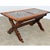 Italian 19th Century Inset Marble-Top Oak Trestle Table For Sale - Image 12 of 14