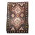 Vintage Turkish Kilim Rug, Handwoven Wool, Chocolate Brown, Pale Green, 7x11 For Sale