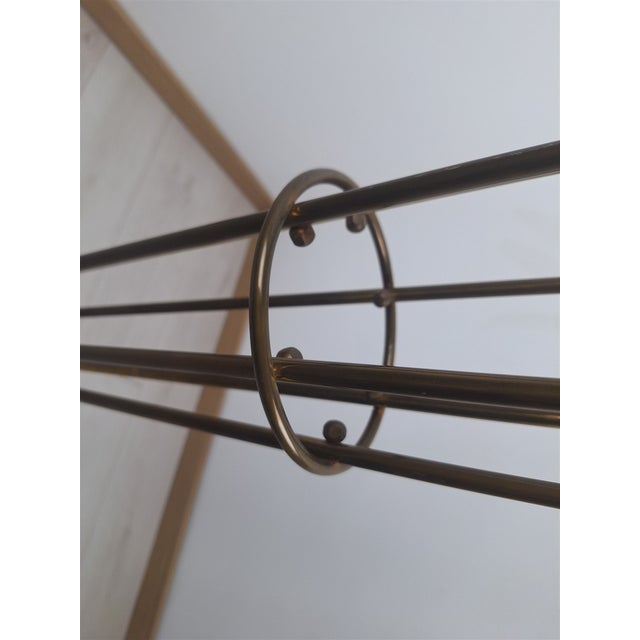 Alberello Floor Lamp in Brass, Opal Glass Spheres, and Stilnovo Marble, 1950s For Sale - Image 12 of 13