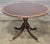 Late 20th Century Stickley Oval Federal Style Mahogany Dining Table W 2 Leaves Brass Paw Feet For Sale In Cleveland - Image 6 of 11