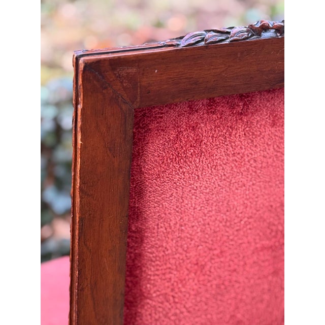 1920s Early 20th Century Heavily Carved Accent French Regency Chair For Sale - Image 5 of 10