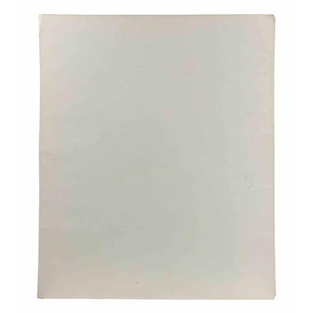 Modern Carlo Ravagnan, Nude, Watercolor, 1960s For Sale - Image 3 of 4