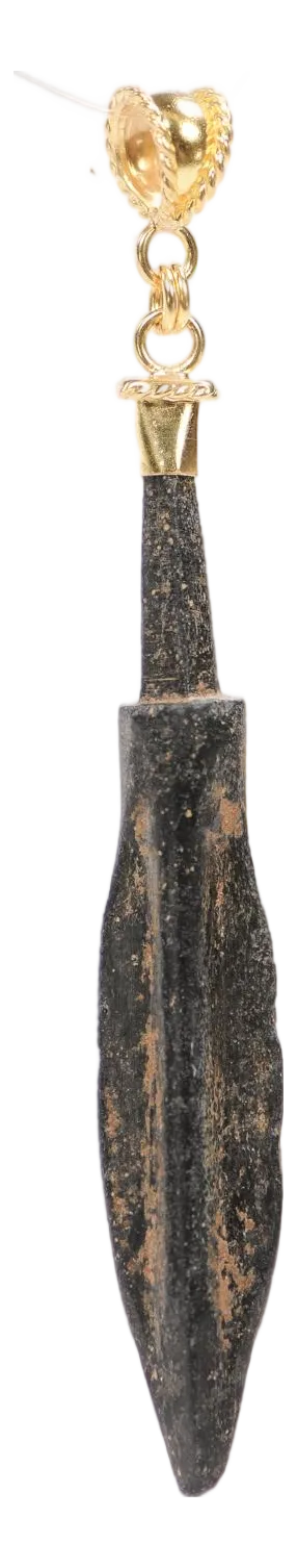 Roman Spear Pendant W 21k Bail
